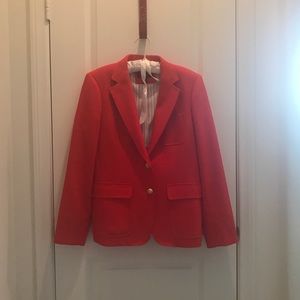 Red J Crew Blazer